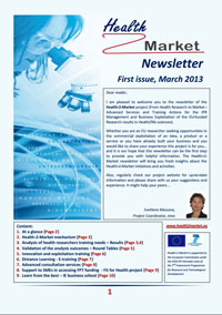 The first edition of the Health-2-Market Newsletter is available online!